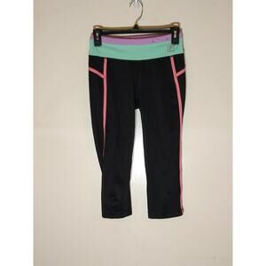 Fila Sport Leggings Women Size Xtra Small Capris Pants Elastic Waist Band